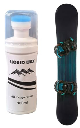 Snowboard Wax - Ski Glide Polish, Mountain Base Compound | Cold Friction Reducer Stick, Quick Hot Performance, Maintenance Lubricant for Alpine Ski Boards Racing Gear