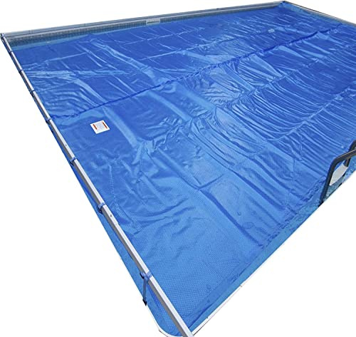 Polca rettangolare Isolamento termico Coperta for cortile, copertura della piscina a prova di polvere pieghevole for piscina della piscina del telaio(2X4m/6.6X13ft)