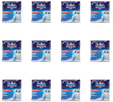 Finish Dishwasher Salt, 1kg, Pack of 12