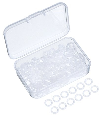 200 Stück Gummi Ringe Klar Dichtung O-Ring Gummi Keyboard Dämpfer mit Kunststoff Aufbewahrungsbox für Kirsche MX Switch Tastatur und Mechanische Tastatur Tasten