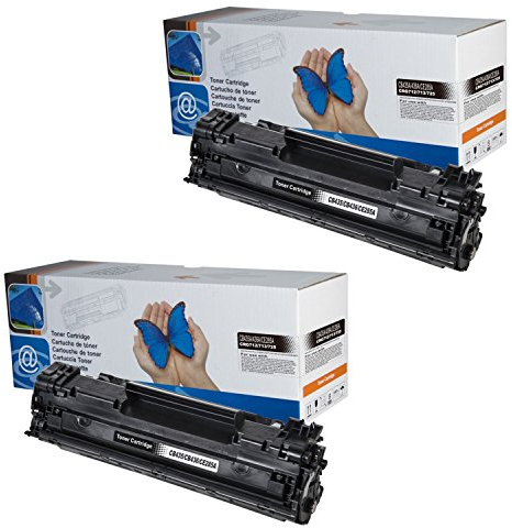2X Toner ersetzt HP 35A 36A 85A für Laserjet P1005 P1006 P1007 P1008 P1009 P1100 P1101 P1102 P1103 P1104 P1106 P1108 P1505 M1002 M1120 M1130 M1132 M1136 M1210 M1212 M1217 M1522