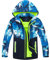 LAUSONS Manteau mi Saison garçon imperméable - Veste Militaire Coupe Vent Garcon avec Capuche 3-4 ans/Taille 110 - Vert