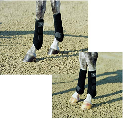 Eskadron Pro Dressage Gamaschen schwarz vorne hinten oder Set Vollblut vorne + hinten ( 4er Set )
