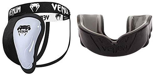Venum Erwachsene Tiefschutz Challenger, EU-VENUM-1062, Schwarz, M & Erwachsene Challenger Zahnschutz, Schwarz, One Size