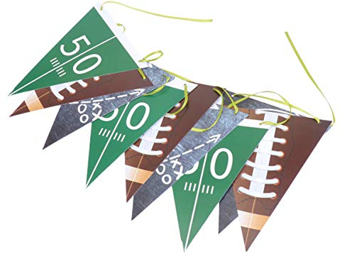 Fußball Party Banner Rugby American Football Banner Geburtstagsfeier Dekoration für Jungen Sport Girlande Banner