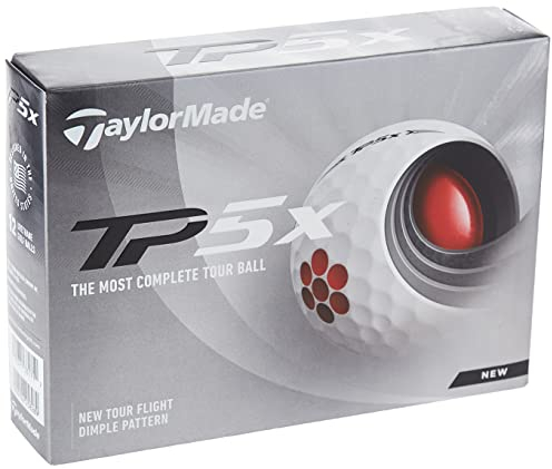 TaylorMade Golf 2021 TP5X Golfbälle, Weiß