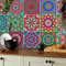 ANHUIB 18 Pcs Pegatinas de Azulejos de Cocina 15x15,Calcomanías de Azulejos Mosaico,Autoadhesivo Azulejo Pegatinas,Pegatinas Decoración de Vinilo Cocina,DIY Impermeable Para Baño Decoración del Hogar