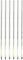 TSTAR Kebab Skewers Set of 6 BBQ Flat Metal Barbecue Grilling Skewers Sticks Reusable Extra Long Wide Metal Skewer Shish Kabob Kebab Meat Barbecue Tool (50cm x 1cm - 6pc)，Silver (TS406/TS407)
