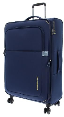 Mandarina Duck Smile & Go Trolley Large Expandable Dress Blue, 77 cm