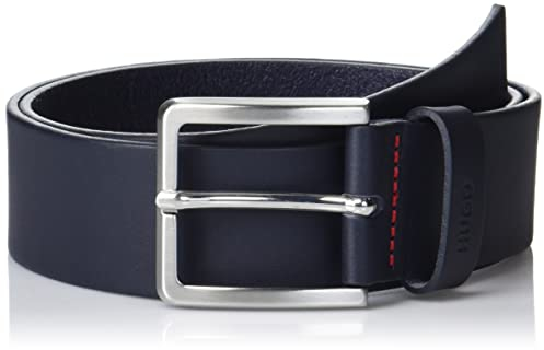HUGO Herren Gionios Smooth Leather Casual Belt Gürtel, Pfau, 30