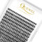 QUEWEL Single Product Faux Cils Eye Cosmetics 30D 0.07 D Curl Mix 8-14mm Faux Cils Bricolage Plex Cils Single Product Mascara Réutilisable (30D - D)