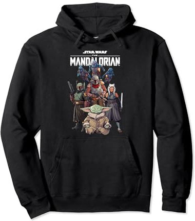 Star Wars: The Mandalorian Group Shot Hero Poster Pullover Hoodie
