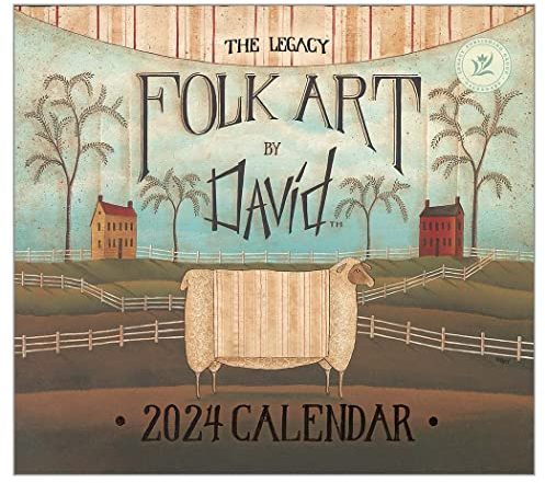 Legacy Publishing Group, Folk Art by David Wandkalender 2024