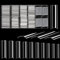JUSTOTRY 700 Pcs No C Curve Nageltips Klar,Sehr Lang XXL Nagel Tips Set,Full Cover Nail Tips Square für Frauen,Acryl Künstliche Nägel Tunnel Tips Nägel für Nails Art and DIY French Nail Designs