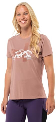 Jack Wolfskin Damen Vonnan S/S Graphic T W T-Shirt