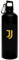 GIEMME JUVENTUS JUVE BIANCONERI BORRACCIA IN ALLUMINIO NERA CON LOGO GIALLO CON MOSCHETTONE 800 ML