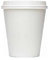 DOT Horeca Solutions 100 BICCHIERINI CAFFE' bianchi cartoncino 90 ML carta CON COPERCHI PET monouso usa e getta caffè espressino bicchiere bianco delivery asporto coperchio riciclabili bicchieri