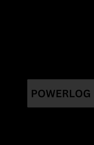 POWERLOG Trainingstagebuch: Fitness Logbuch für Krafttraining & Bodybuilding, DIN A5, Workout Tracker für Männer & Frauen auf Deutsch, Cover Schwarz