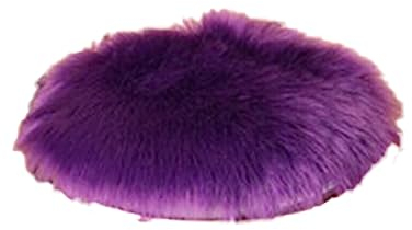 AUklOPVZZ Stuhlkissen Runder Durchmesser 30 cm Verdickung Sitzkissen Solider Warmer Teppich Haushalt Wohnzimmer Schlafzimmer Schminktisch, Violett