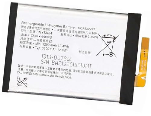 Ukkipower 12.4Wh LIP1654ERPC 1ICP5/55/77 Replacement Battery For Xperia XA2 L2 H3321 H3123 H3133 H4113 Series