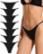 SECRET AROMA Donna Tanga String Biancheria Intima Senza Cuciture Invisibile a Vita Bassa Morbida Traspirante Biancheria Intima 7 Pezzi Set