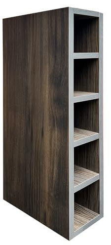 highdecora Wine Rack Cabinet Base or Wall Unit Made with 18mm MFC for Kitchen, Leaving room, Hotel, Restaurant (Dark Brown)