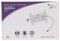 Ved Urin-PVC-Beinbeutel, T-Ventil mit zwei Riemen und natürlichem Beindesign, 500 ml (5er-Pack).