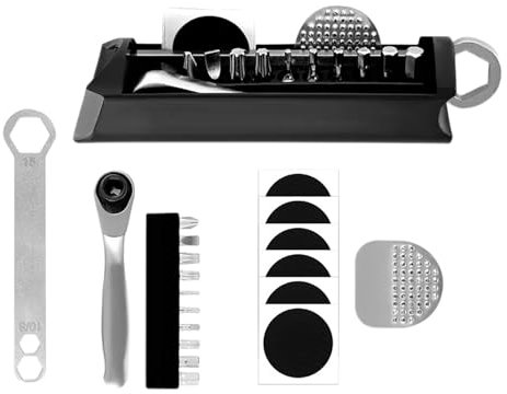 Syengery Boîte à outils pour tracteur, boîte à outils en acier | Plateau de rangement pour outils Petite boîte à outils | Plateau de rangement amovible, boîte à outils verrouillable, accessoires de