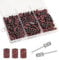 210pcs Sanding Bands for Nail Drill, 80-120-180 Grit Nail Files with Boxed, Drill Bits for Manicure Pedicure