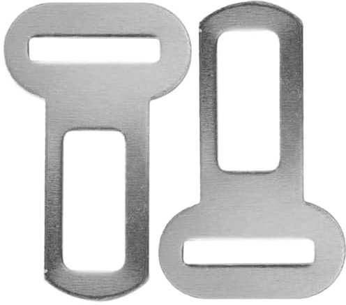 2pcs Car Seat Belt Restraints Connector Cat Pet Dog Auto Attachment Buckle Seatbelt Harness Seatbelt lock Metal Durable Strong Premium Seat Belt Clip Seatbelt Clips