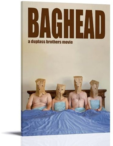 UARJIRUHR Baghead-Poster, Raumdekoration, Leinwand, künstlerisches Poster, Wandkunst, Schlafzimmer-Dekor, Poster für Zimmer, ästhetisch, 60 x 90 cm, Rahmenstil