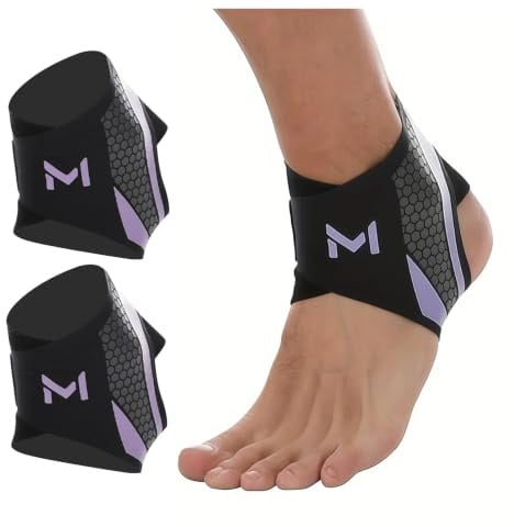 Generisch 2 StückKnöchelbandage Sprunggelenk, Knöchelbandage, ankle brace, Sprunggelenkbandage, ankle support, Kompressionsbandage für Sprunggelenk, Unisex-Fußbandage einstellbar & flexibel