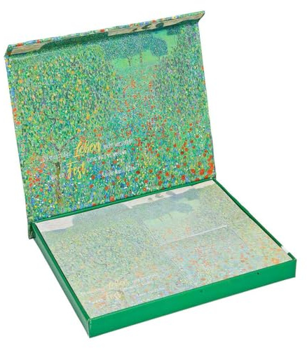 Notizzettelbox Gustav Klimt »Mohnwiese«
