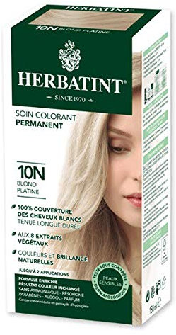 Herbatint Gel Colorante Permanente 10N Platino, 135ml