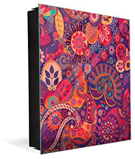 Concept Crystal Petite Armoire pour clés avec Motif au Choix K01 Modèle Cachemire