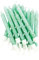 Anniversary House Pack of 12 Light Mint Green Glitter Birthday Candles with Holders, 7.5 Centimeters, Celebration Cake Decoration, AHC219