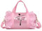 besbomig Prinzessin Tanztasche Balletttasche Umhängetasche Sporttasche Tasche Farbe pink Geschenk Dance Gym für Mädchen,Rosa