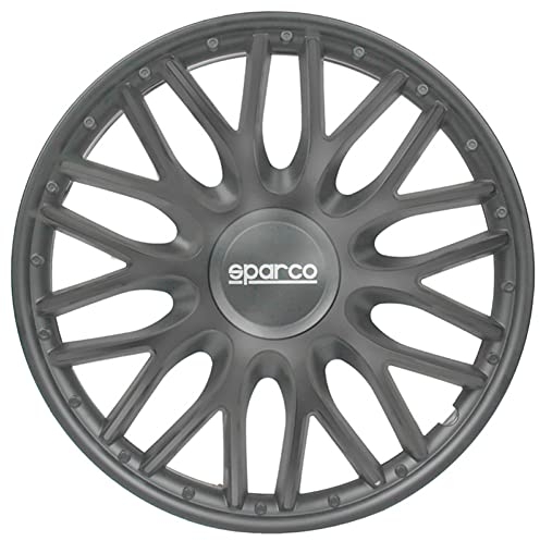 Sparco Radzierblenden Roma - 14-Zoll - Grau - Satz mit 4 Stück
