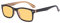 Eyekepper Blue Light Blocking Computer Glasses Women Men with Amber Tinted Filter Lens - Classic Eyeglasses - Black Brown