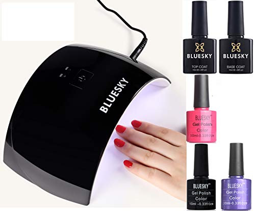 Bluesky Starter Kit, Bluesky 24W LED Lamp, Top and Base, 3 Lucky Dip Colours, 10 Bluesky Wipes