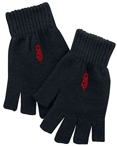 Slipknot Tribal S Unisex Kurzfingerhandschuhe schwarz 95% Polyacryl, 5% Elasthan Band-Merch, Bands