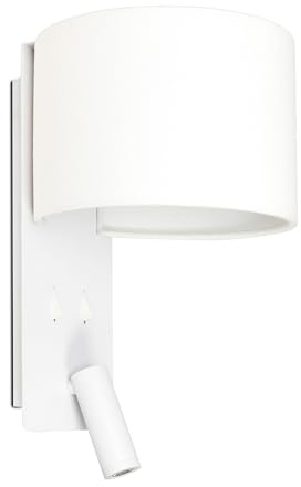 Fold Lampada Da Parete Nero E27 Lettore Led3W Marca Faro