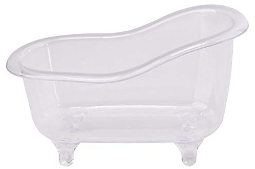EJY Novelty Bathtub Soap Dish Soap Box Cosmetic Makeup Storage Box