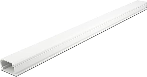 Delock Kabelkanal mit Deckel selbstklebend 35 x 20 mm - Länge 1 m weiß