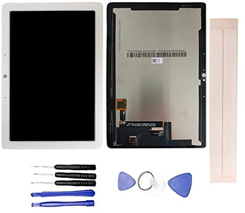 JayTong Digitizer Ecran LCD D'affichage + Écran Tactile Verre Assemblé Remplacement + Outils pour Goo-gle Nest Hub Max Blanc