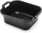 Addis Eco Made from 100% Recycled Plastic Washing up Bowl with Twin Handle, 10 Litre, Eco Recycled Black