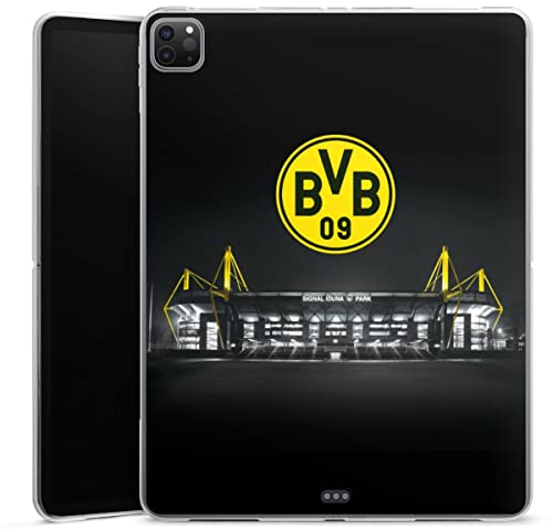DeinDesign Silikon Hülle kompatibel mit Apple iPad Pro 12.9 (2020) Case Tablet Hülle BVB Stadion Borussia Dortmund
