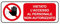 TLDSHOP® - ADESIVO divieto di ACCESSO - Pezzi 1 - Misura: 325 x 125 mm - Vietato l'accesso al personale non autorizzato