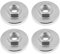 YINETTECH 4 tuercas de brida M14 de repuesto compatibles con amoladora angular tipo 125/150/180/230, disco de amoladora angular de metal, tuerca de brida de bloqueo de cambio rápido