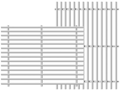 Criditpid 7639 Grillroste für Weber Spirit I & II 300 Serie E310, E320, E330, S310, S320, 17.3 Zoll Grillroste für Spirit 700, Weber 900, Genesis Gold B/C. /C, Gen. esis Platinum B/C